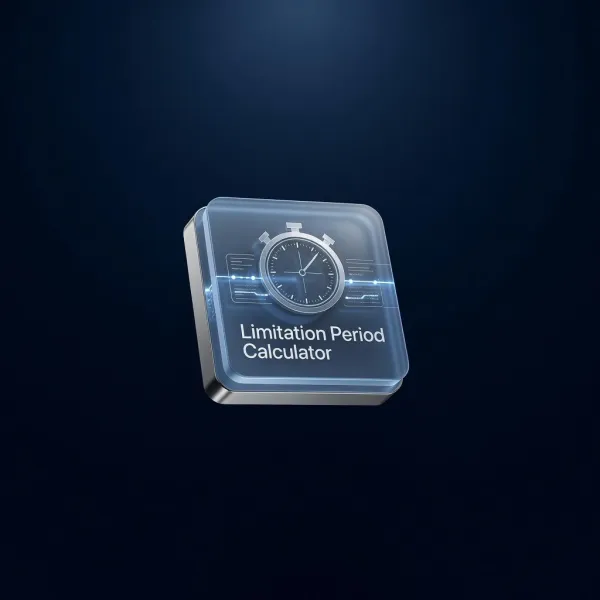 Limitation Period Calculator - Premium Digital Tool